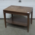 Brown Wood Coffee / End / Side Table, 26.5 x 17.5 x 21.5